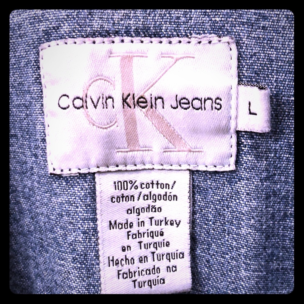 SOLD NWOT Calvin Klein Jean Jacket - Picture 6 of 8